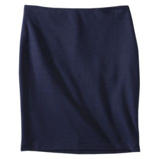 Merona Petites Ponte Pencil Skirt   Navy Blue 2P