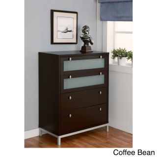 Furniture Of America Modern 4 drawer Wood/ Metal Chest