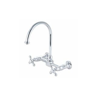 Elements of Design ES1291AX New Orleans Two Handle Wall Mount Kitchen Faucet