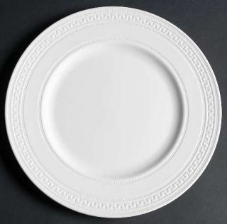Wedgwood Intaglio Dinner Plate, Fine China Dinnerware   White,Embossed,Greek Key