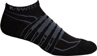 Womens K Swiss KS60231 (2 Pack)   Black/Fiji Blue Athletic Socks