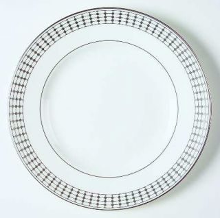 Wedgwood Procession Salad Plate, Fine China Dinnerware   Platinum Squares/Rectan