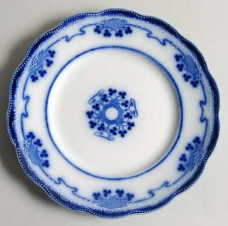Grindley Lorne (Flow Blue) Salad Plate, Fine China Dinnerware   Flow Blue