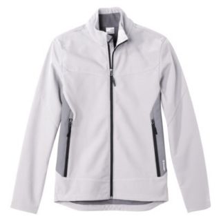 C9 by Champion Mens VentureDry Soft Shell Jacket   White/Grey XL