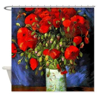  Shower VG Poppies Shower Curtain  Use code FREECART at Checkout