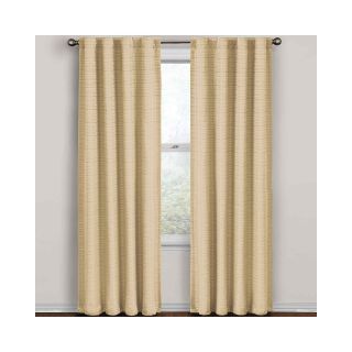 Eclipse Twist Back Tab Thermal Blackout Curtain Panel, Ivory