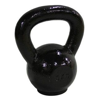 Black Kettlebell 6kg (13.2 Pound) (BlackWeight 6 kilograms (13.2 pound)Dimensions 6 inches high x 6 inches wide x 8 inches deep )