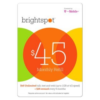 brightspot $45 Prepaid Card