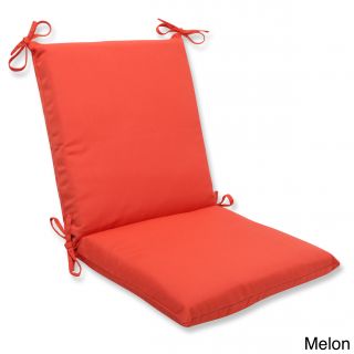 Pillow Perfect Outdoor Solid Squared Corners Chair Cushion With Sunbrella Fabric (100 percent Solution Dyed Acrylic SunbrellaFill material 100 percent Polyester FiberEdge KnifeSuitable for indoor/outdoor use. Collection Sunbrella SolidsColor Options B