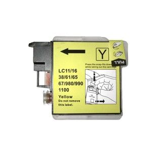 Compatible Brother Lc61 Yellow Ink Cartridge (YellowPrint yield 1,000 page yield based on 5% page coverageModel LC61Pack of One (1) cartridgeNon refillableWe cannot accept returns on this product.A compatible cartridge/toner is not manufactured by the 