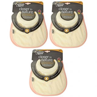 Tommee Tippee Pink Closer To Nature Milk Feeding Bibs (pack Of 6)