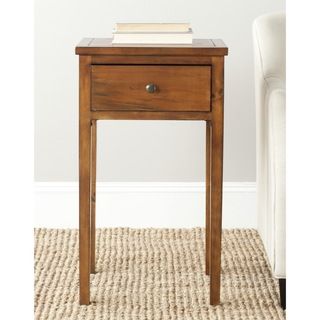Abel Brown End Table (BrownMaterials Pine woodDimensions 29.7 inches high x 16.9 inches wide x 14.2 inches deepThis product will ship to you in 1 box.Furniture arrives fully assembled )