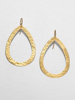 Stephanie Kantis Paris Teardrop Frame Earrings   Gold