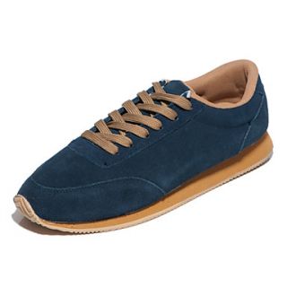 BINMU Mens Suede Flat Heel Comfort Fashion Sneakers Shoes With Lace up(More Colors)