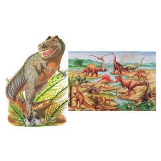 Dinosaurs and T Rex Extra Large Floor Puzzle 2 Pack Bundle
