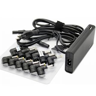 12 In One Multi Function 70W Laptop Power Adapter With USB Power Cord With European Standard