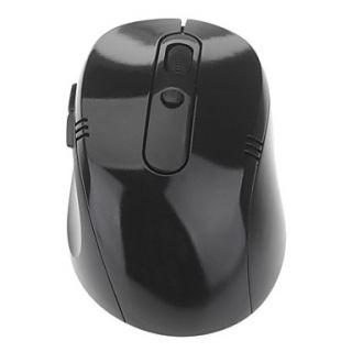 Fashion 2.4G Wireless High frequency Mouse Black