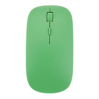 Ultra slim 2.4G Wireless High frequency Mouse Green