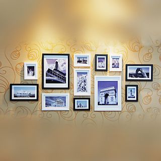 Modern Style Photo Wall Frame Collection   Set of 12