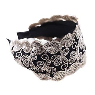 Classic Fabric Headbands With Lace For Women(1Pc)