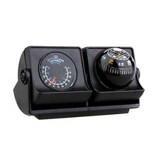 Cars Vehicles Navigation Compass Ball With Thermometer   Adjustable Angle LP 503