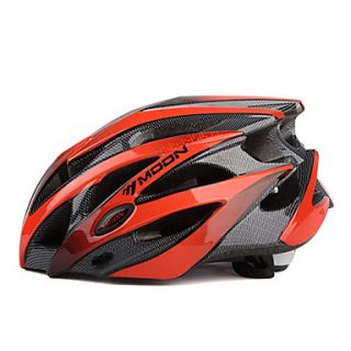 MOON Cycling RedBlack PCEPS 25 Vents MTB Protective Helmet