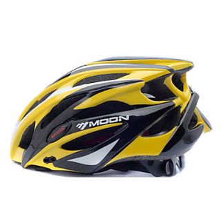 MOON Cycling YellowBlack PCEPS 25 Vents MTB Protective Helmet