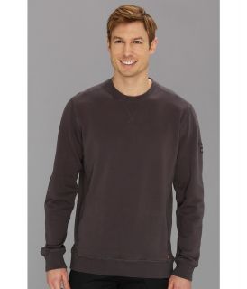 Quiksilver Waterman Capsize Fleece Sweatshirt Mens Long Sleeve Pullover (Gray)