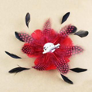 Elegant Feather Flower For Women 1 Pc