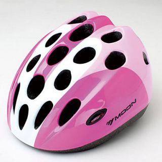 MOON Cycling Pink PC/EPS 21 Vents Honeycomb Helmet for children