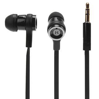 Flat Cable Style In Ear Earphones (Assorted Colors)