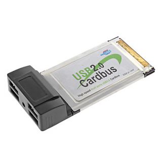 High Speed Multi Ports USB2.0 Cardbus 32bit PC Card Adapter