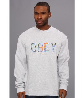 Obey Wharf Crew Mens Long Sleeve Pullover (Gray)