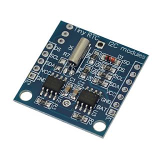 DS1307 I2C RTC DS1307 24C32 Real Time Clock Module for Arduino (Works with Official Arduino Boards)