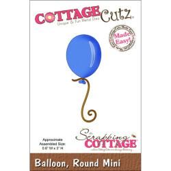 Cottagecutz Mini Die 1.75x1.75 round Balloon Made Easy