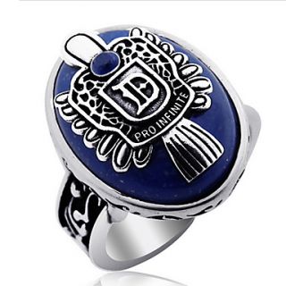 MISS U Womens Vintage Double Color Magic Pattern Ring
