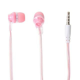 YX 9000 Heart Shape Patterned Stereo In Ear Headphone with Mic(Pink)