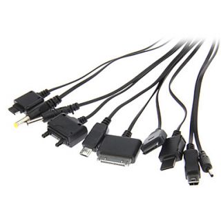 10 in 1 Multifunctional Universal USB Charger/Data Cable(0.2m)