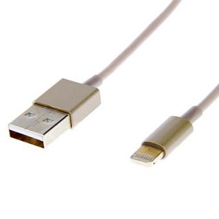 Gold USB Data Sync Cable USB Charger Cable For iPhone 5 5S 5C 1.02M