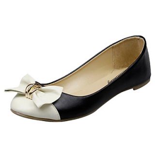 Faux Leather Womens Flat Heel Ballerina Flats Shoes(More Colors)