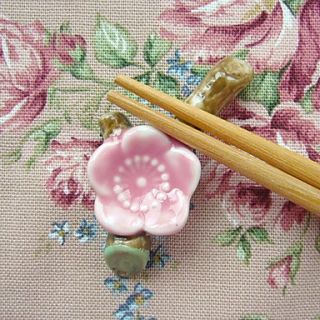 Amasra Cherry Blossom Chopsticks Holder(set of2)