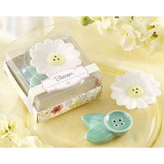 Amasra Blossom Ceramic Salt Pepper Shakers