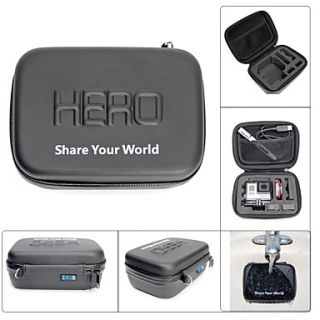 Fat Cat Waterproof PU Leather Extra Thick Anti shock EVA Protective Case for GoPro Hero3 / 3 / 2