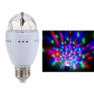 3W E27 Colorful LED Bulb Save Lamps