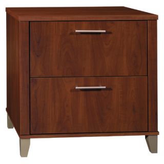 Bush Somerset Collection   Lateral File WC81x80 03 Finish Hansen Cherry