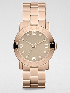 Marc by Marc Jacobs Rose Goldtone Stainless Steel & Crystal Watch/Wheat Dial   R