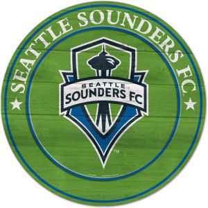 Seattle Sounders FC Wincraft Circle Wood Sign