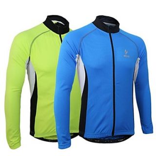Arsuxeo Mens Long Sleeve BreathableQuick Drying Cycling Jersey