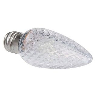 E12 0.5W White Light LED Candle Lamp  White