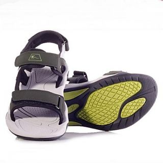 Mens Matte Leather Rubber Outsole Outdoor Sandals Fishing Shoes White and Gray